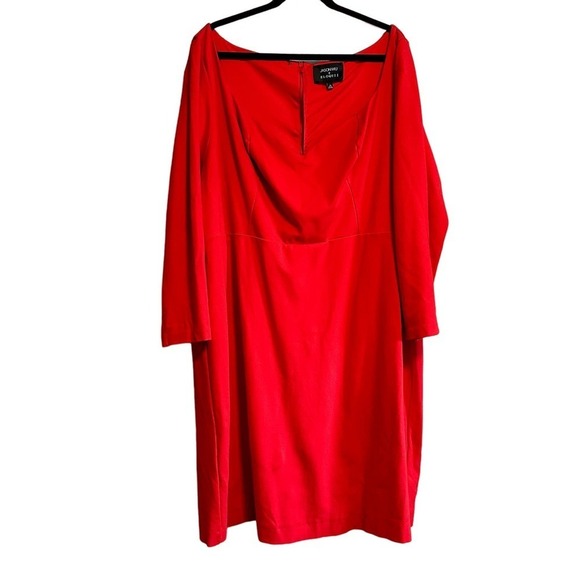 Jason Wu X Eloquii Sweetheart Neckline Red Sheath Dress Size 28 - Picture 1 of 9